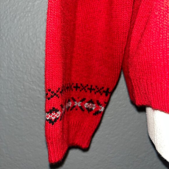 CLAN DOUGLAS VINTAGE SKI CASHMERE FAIR ISLE NORDIC SWEATER MADE IN SCOTLAND - M - Picture 4 of 11